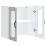 Armario pared cocina puerta de cristal Lucca blanca de , Armarios de cocina - Ref: Foro24-853907, Precio: 68,61 €, Descuento: %