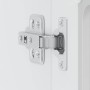 Armario pared cocina puerta de cristal Lucca blanca de , Armarios de cocina - Ref: Foro24-853907, Precio: 68,61 €, Descuento: %