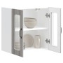 Armario pared cocina puerta de cristal Lucca sonoma gris de , Armarios de cocina - Ref: Foro24-853913, Precio: 68,61 €, Descu...