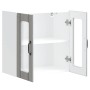 Armario pared cocina puerta de cristal Lucca sonoma gris de , Armarios de cocina - Ref: Foro24-853913, Precio: 68,61 €, Descu...