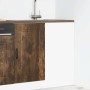 Mueble bajo de cocina Kalmar de madera ingeniería roble ahumado de , Armarios de cocina - Ref: Foro24-854323, Precio: 101,59 ...