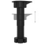 Armario bajo cajón cocina madera ingeniería negro 40x46x81,5cm de vidaXL, Armarios de cocina - Ref: Foro24-801213, Precio: 68...