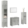 Juego muebles de baño 4 pzas madera contrachapada gris hormigón de , Muebles de baño - Ref: Foro24-3324849, Precio: 159,36 €,...