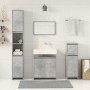 Juego muebles de baño 4 pzas madera contrachapada gris hormigón de , Muebles de baño - Ref: Foro24-3324849, Precio: 159,36 €,...