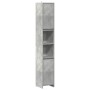 Juego muebles de baño 4 pzas madera contrachapada gris hormigón de , Muebles de baño - Ref: Foro24-3324849, Precio: 159,36 €,...