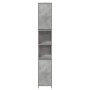 Juego muebles de baño 4 pzas madera contrachapada gris hormigón de , Muebles de baño - Ref: Foro24-3324849, Precio: 159,36 €,...