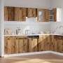 Mueble de cocina 11 piezas madera contrachapada madera vieja de , Armarios de cocina - Ref: Foro24-3328579, Precio: 618,76 €,...