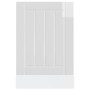 Panel lavavajillas Lucca madera contrachapada blanco brillante de , Armarios de cocina - Ref: Foro24-853889, Precio: 30,15 €,...