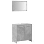 Armario de baño con espejo madera de ingeniería gris hormigón de , Muebles de baño - Ref: Foro24-856041, Precio: 61,13 €, Des...