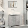 Armario de baño con espejo madera de ingeniería gris hormigón de , Muebles de baño - Ref: Foro24-856041, Precio: 61,13 €, Des...