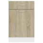 Armario inferior madera ingeniería roble ahumado 50x46x81,5 cm de vidaXL, Armarios de cocina - Ref: Foro24-801223, Precio: 78...