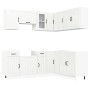 Mueble cocina Lucca blanco brillo 11 pzas madera contrachapada de , Armarios de cocina - Ref: Foro24-3314953, Precio: 787,47 ...