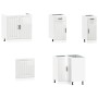 Mueble cocina Lucca blanco brillo 11 pzas madera contrachapada de , Armarios de cocina - Ref: Foro24-3314953, Precio: 787,47 ...