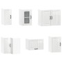 Mueble cocina Lucca blanco brillo 11 pzas madera contrachapada de , Armarios de cocina - Ref: Foro24-3314953, Precio: 787,47 ...