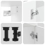 Mueble cocina Lucca blanco brillo 11 pzas madera contrachapada de , Armarios de cocina - Ref: Foro24-3314953, Precio: 787,47 ...