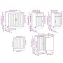 Mueble cocina Lucca blanco brillo 11 pzas madera contrachapada de , Armarios de cocina - Ref: Foro24-3314953, Precio: 787,47 ...