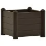 Arriate de jardín PP mocha 43x43x35 cm de vidaXL, Maceteros y jardineras - Ref: Foro24-313972, Precio: 53,94 €, Descuento: %
