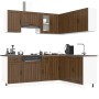 Mueble cocina Lucca roble marrón 11 pzas madera contrachapada de , Armarios de cocina - Ref: Foro24-3314958, Precio: 692,91 €...