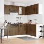 Mueble cocina Lucca roble marrón 11 pzas madera contrachapada de , Armarios de cocina - Ref: Foro24-3314958, Precio: 692,91 €...