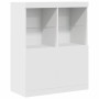 Aparador blanco 81x37x100 cm madera de ingeniería de , Taquillas y armarios de almacenamiento - Ref: Foro24-3318617, Precio: ...