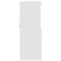 Aparador blanco 81x37x100 cm madera de ingeniería de , Taquillas y armarios de almacenamiento - Ref: Foro24-3318617, Precio: ...