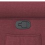 Sillón reclinable de tela rojo tinto de , Sillones - Ref: Foro24-4015639, Precio: 194,45 €, Descuento: %