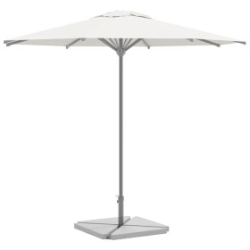Placa de peso para sombrilla 4 uds granito gris triangular 14kg de , Bases para sombrillas - Ref: Foro24-3318585, Precio: 148...