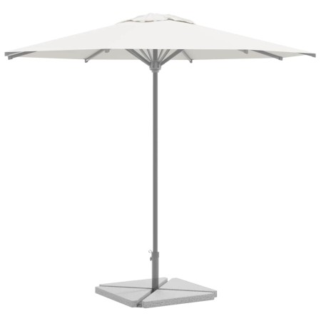 Placa de peso para sombrilla 4 uds granito gris triangular 14kg de , Bases para sombrillas - Ref: Foro24-3318585, Precio: 148...