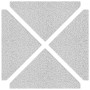 Placa de peso para sombrilla 4 uds granito gris triangular 14kg de , Bases para sombrillas - Ref: Foro24-3318585, Precio: 148...