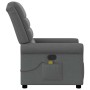 Sillón de masaje reclinable de tela gris oscuro de , Sillones - Ref: Foro24-4015647, Precio: 199,87 €, Descuento: %