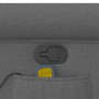 Sillón de masaje reclinable de tela gris oscuro de , Sillones - Ref: Foro24-4015647, Precio: 199,87 €, Descuento: %