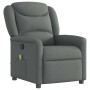 Sillón de masaje reclinable de tela gris oscuro de , Sillones - Ref: Foro24-4015607, Precio: 197,07 €, Descuento: %