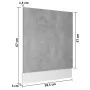Panel para lavavajillas contrachapada gris hormigón 59,5x3x67cm de vidaXL, Armarios de cocina - Ref: Foro24-802566, Precio: 3...