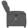 Sillón de masaje reclinable de tela gris oscuro de , Sillones - Ref: Foro24-4015607, Precio: 197,07 €, Descuento: %