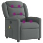 Sillón de masaje reclinable de tela gris oscuro de , Sillones - Ref: Foro24-4015607, Precio: 197,07 €, Descuento: %