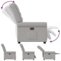 Sillón reclinable de tela gris nube de , Sillones - Ref: Foro24-4015645, Precio: 190,96 €, Descuento: %