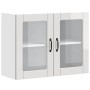 Armario pared cocina puerta cristal Lucca blanca alto brillo de , Armarios de cocina - Ref: Foro24-853849, Precio: 97,93 €, D...