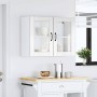 Armario pared cocina puerta cristal Lucca blanca alto brillo de , Armarios de cocina - Ref: Foro24-853849, Precio: 97,93 €, D...