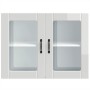 Armario pared cocina puerta cristal Lucca blanca alto brillo de , Armarios de cocina - Ref: Foro24-853849, Precio: 97,93 €, D...