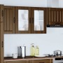Armario pared cocina puerta de cristal Lucca roble marrón de , Armarios de cocina - Ref: Foro24-853854, Precio: 84,43 €, Desc...