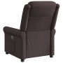 Sillón de masaje reclinable de tela marrón oscuro de , Sillones - Ref: Foro24-4015651, Precio: 214,15 €, Descuento: %