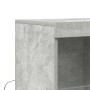 Aparador de madera contrachapada gris hormigón 81x37x100 cm de , Taquillas y armarios de almacenamiento - Ref: Foro24-3318620...