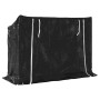Leñero cubierta lluvia 151x60,5x110,5 cm acero galvanizado de , Bolsas y soportes de leña - Ref: Foro24-4104941, Precio: 77,7...