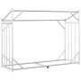 Leñero cubierta lluvia 151x60,5x110,5 cm acero galvanizado de , Bolsas y soportes de leña - Ref: Foro24-4104941, Precio: 77,7...