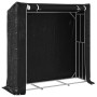 Leñero con protector de lluvia 200x60x200 cm acero galvanizado de , Bolsas y soportes de leña - Ref: Foro24-4104957, Precio: ...