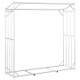 Leñero con protector de lluvia 200x60x200 cm acero galvanizado de , Bolsas y soportes de leña - Ref: Foro24-4104957, Precio: ...