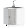Panel para lavavajillas Lucca madera contrachapada sonoma gris de , Armarios de cocina - Ref: Foro24-854314, Precio: 95,20 €,...