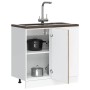 Mueble bajo fregadero Lucca madera contrachapada madera antigua de , Armarios de cocina - Ref: Foro24-854316, Precio: 95,94 €...