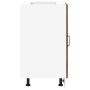 Mueble bajo para fregadero de madera ingeniería roble ahumado de , Armarios de cocina - Ref: Foro24-854293, Precio: 80,21 €, ...