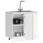Mueble bajo para fregadero madera contrachapada roble sonoma de , Armarios de cocina - Ref: Foro24-854291, Precio: 73,63 €, D...